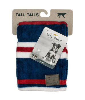 Tall Tails Dog Blanket Nautical Stripe 30X40