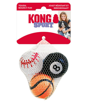 KONG Sport Balls Dog Toy Assorted 1ea/3 pk, SM