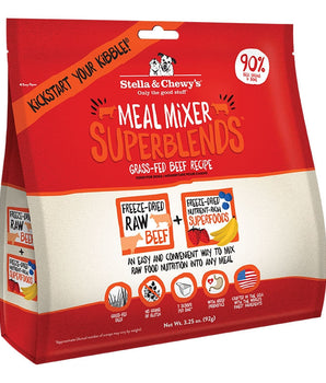 Stella And Chewys Dog Freeze-Dried Superblends Mixer Beef 3.25oz.