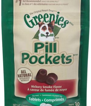 Greenies Pill Pockets for Tablets Hickory Smoke 1ea/30 ct, 3.2 oz