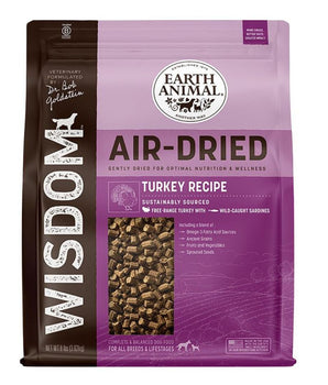 **Earth Animal Dog Wisdom Air-Dried Turkey 8Lb