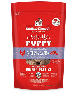 Stella And Chewys Dog Freeze Dried Puppy Chicken Salmon 14 oz.