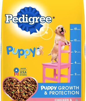 Pedigree Puppy Growth & Protection Dry Dog Food Chicken & Vegetable 1ea/3.5 lb