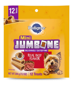 Pedigree Jumbone Dog Treat Mini Beef 1ea/35 ct