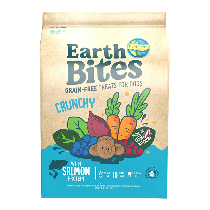 Earthborn Dog Grain Free earthbites Salmon 2Lb