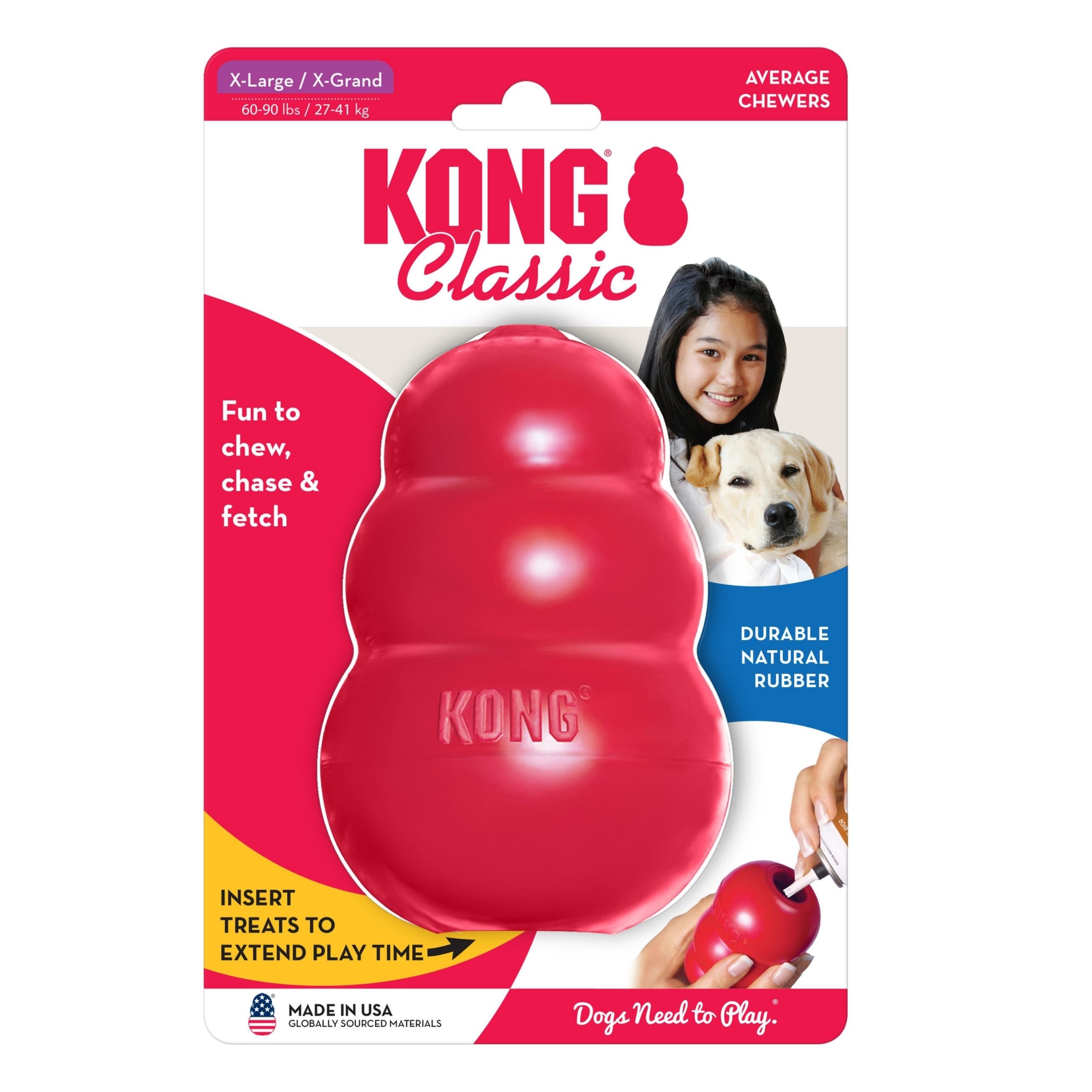 KONG Classic Dog Toy 1ea/XL