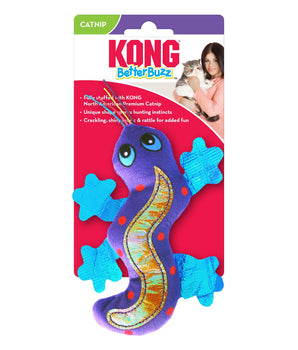KONG Better Buzz Gecko Catnip Toy Purple 1ea/One Size