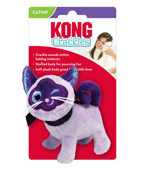 KONG Crackles Winz Catnip Toy Purple 1ea/One Size