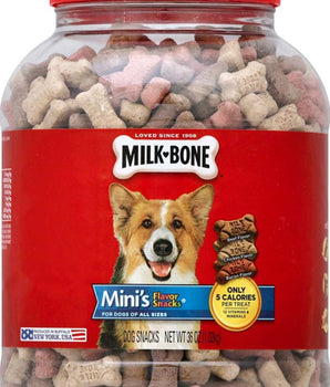 Milk-Bone Flavor Snacks Dog Treats 1ea/Mini, 36 oz