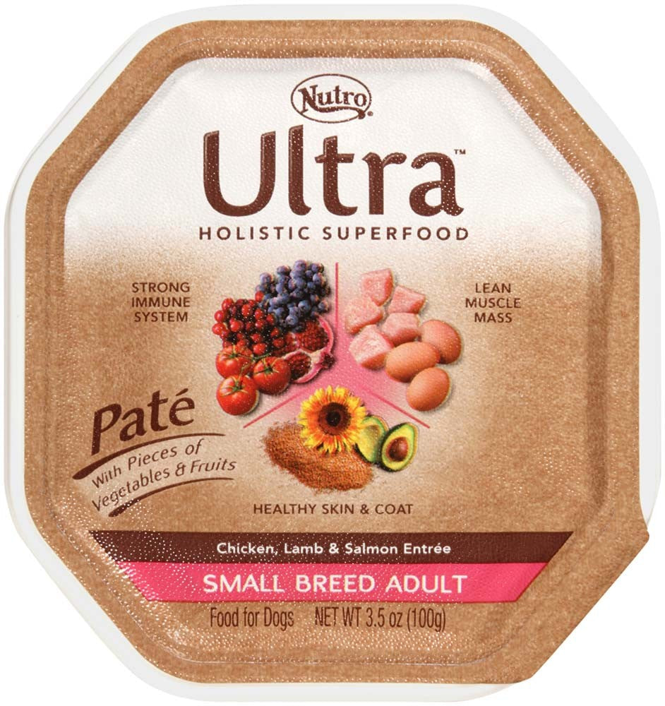 Nutro Products Ultra Grain Free PatÃƒÂ© Adult Wet Dog Food Trio of Proteins from Chicken, Lamb & Whitefish PatÃƒÂ© w/Superfoods 24ea/3.5 oz, 24 pk