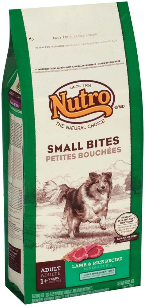 Nutro Products Natural Choice Small Bites Adult Dry Dog Food Lamb & Brown Rice 1ea/5 lb