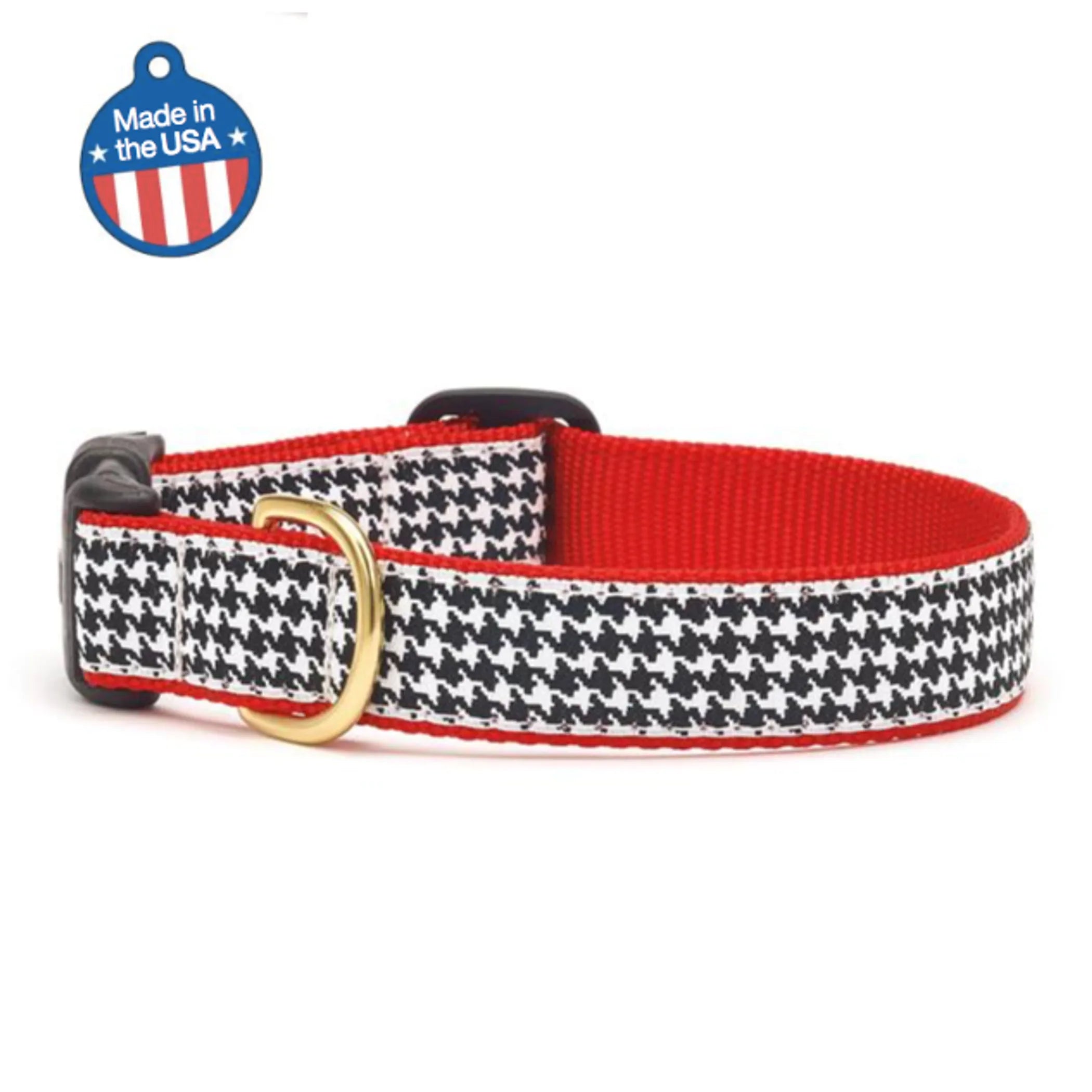 Houndstooth Collar or Leash - Color: Houndstooth | Pack Of: 1