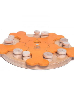 Interactive Dog Puzzle Toy – Carousel of Bones Treat Dispenser