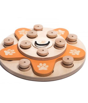 Dog’s Flower Interactive Puzzle – Engaging Treat Dispenser & Brain Game for Mental Stimulation