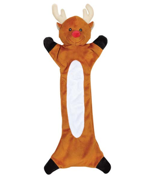 Zanies Festive Unstuffies Reindeer