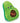 Zanies Perky Produce Avocado Dog Toy – Large Size