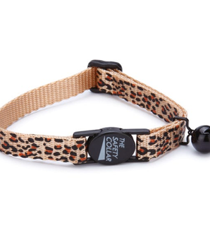 MT AnimalPrint Cat Collar 8-12In Chtah