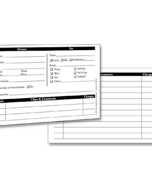 Customer Profile Cards 4x6In 50Pk