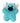 ZA Cuddly Berber Baby Koala 8In Blu