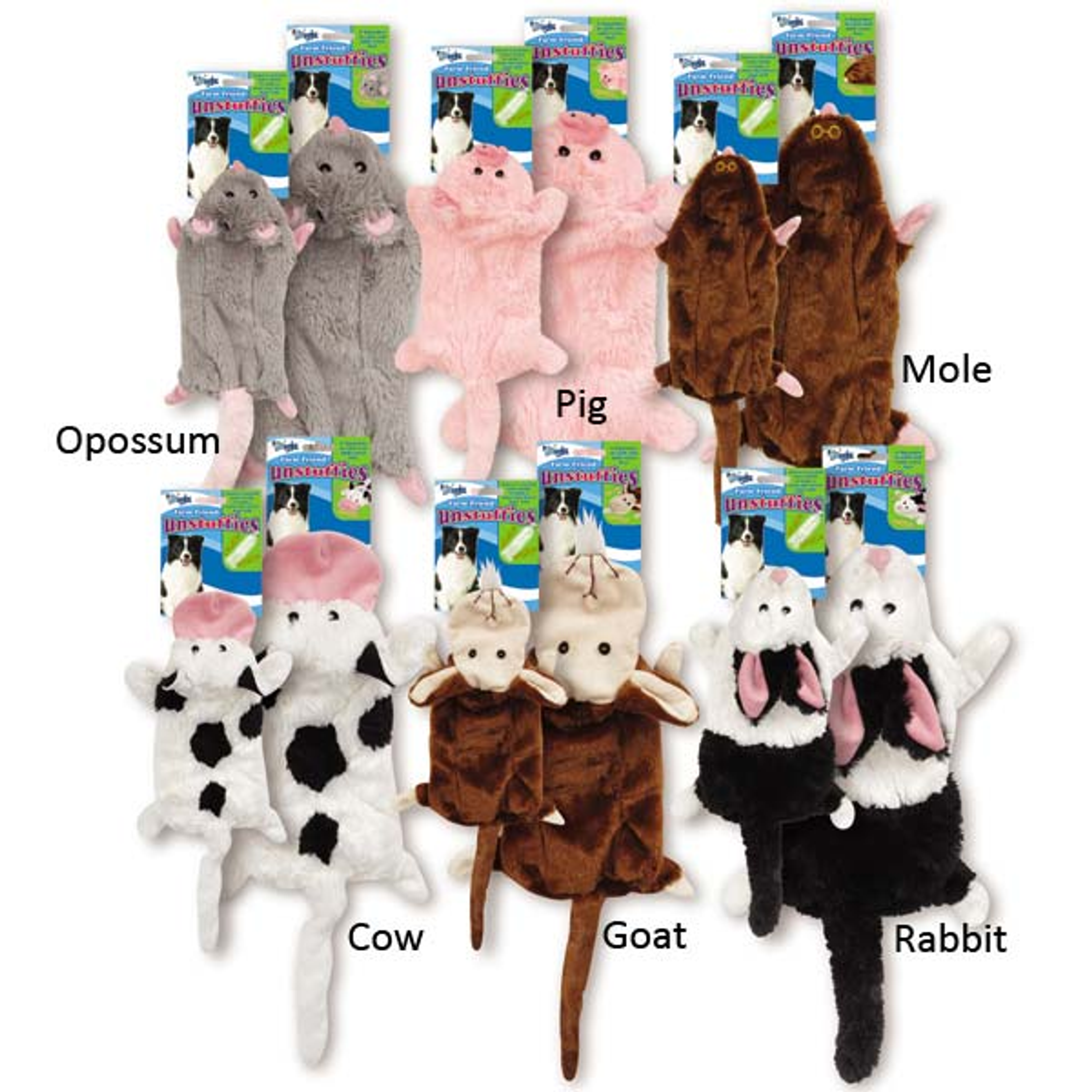 Grriggles Farm Friend Unstuffies Cow L