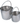 PS Stainless Flat Sided Pail 2Qt