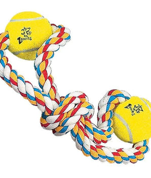 ZA Rope Tennis Ball 15In Fig 8 2Bls