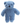 ZA Berber Bear 8.5In Blu