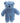 Zanies Berber Bear 8.5In Blu