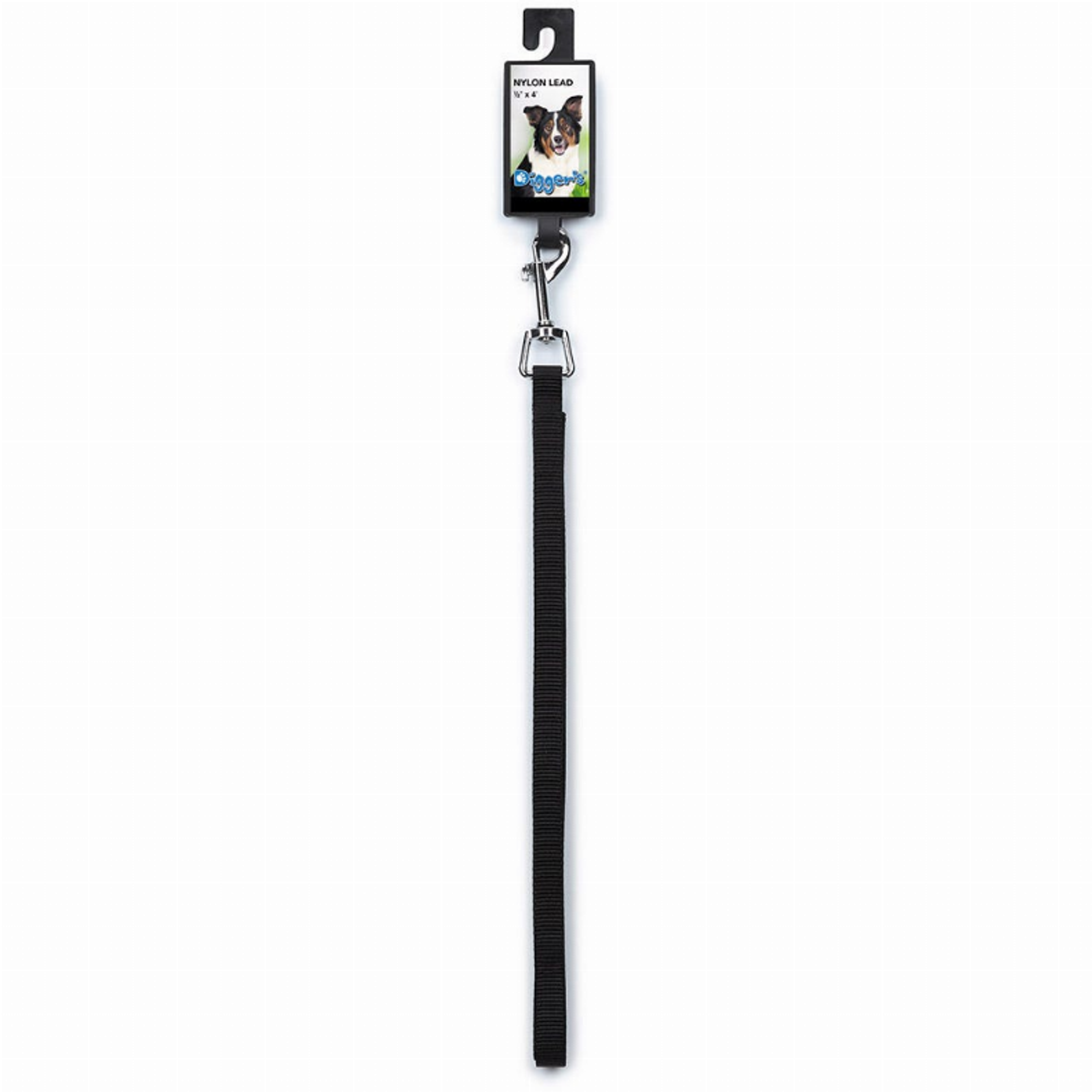 DGR 1/2in Nylon Lead 48in Black