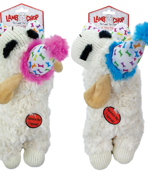 Dog plush toy - Birthday Lamb Chop 10.5In