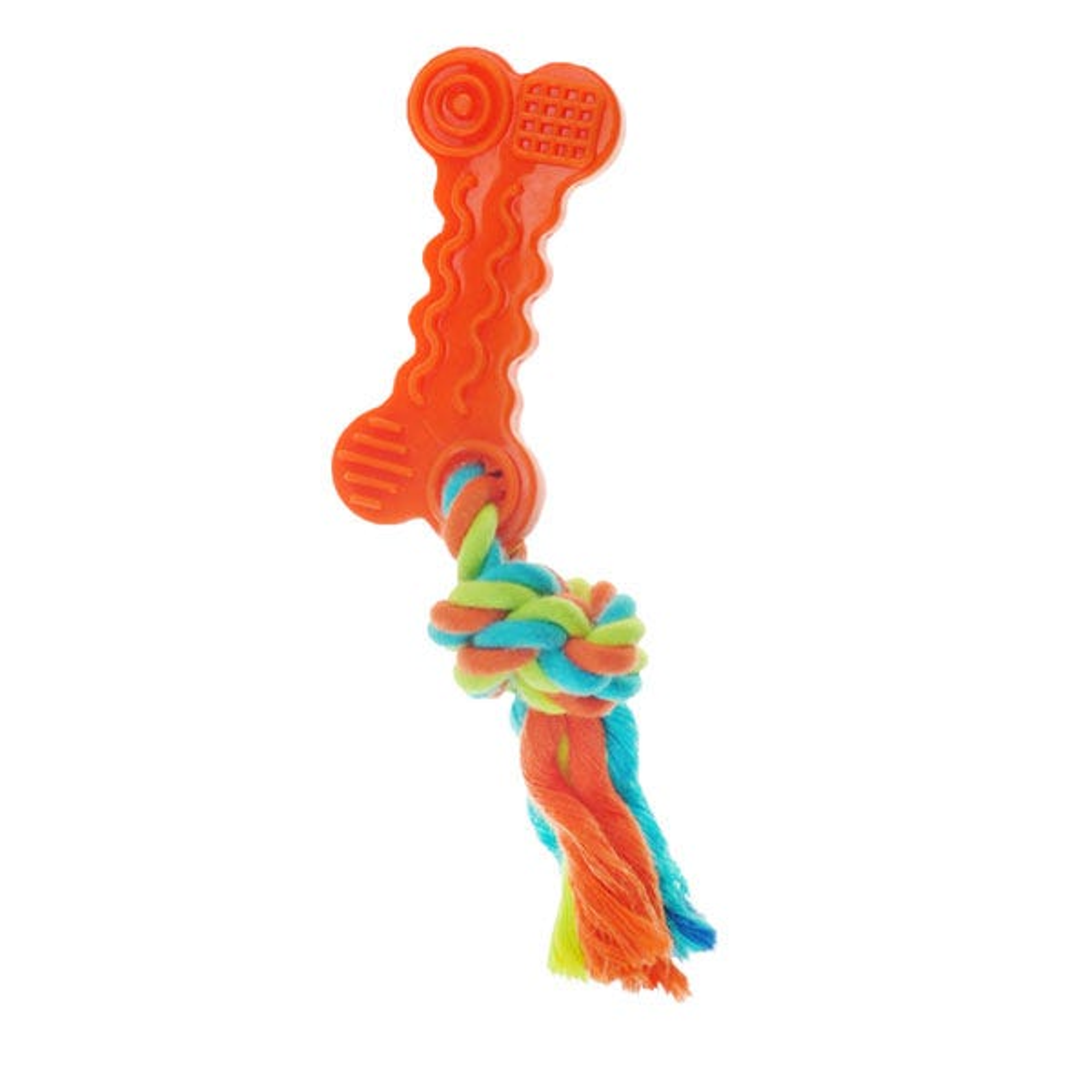Chomper Rope with TPR Bone Org