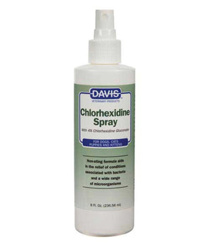 Davis Chlorhexadine Spray 4% 8oz