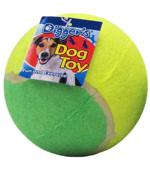 Digger's Lg Tennis Ball Dog Toys Asst 3