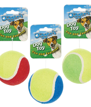 Digger's Tennis Ball Dog Toy - 3in