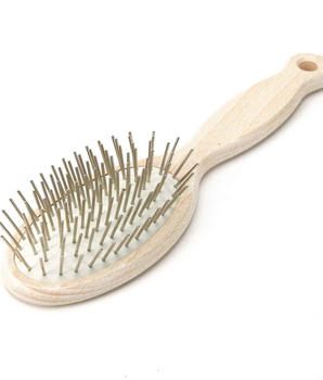 AS Wooden Pin Brush Oval