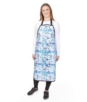 TP Waterprf Grooming Apron Matte Print