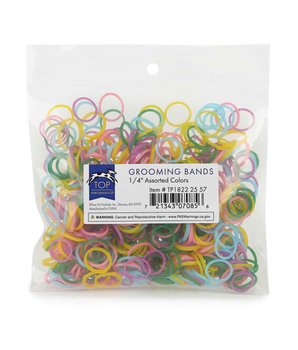 TP Grooming Bands 1/4in assorted Color