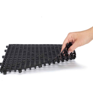 TP Floor 12x12In 6Pk Blk