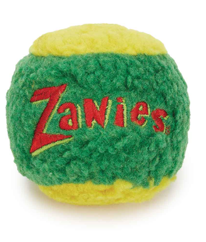 ZA Shaggy Squeaker Ball Grn-Ylw