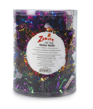 ZA Mylar Ball Cat Canister 35Pc