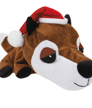 Plush Dog Toys Diggers FatHedz Holiday Fox