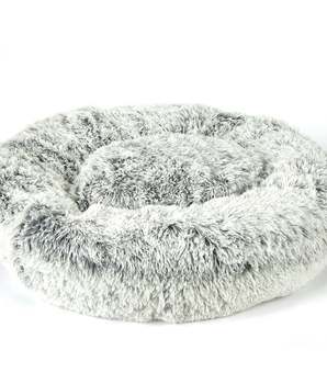 SP Plush Cuddler Bed Blk/Wht M/L