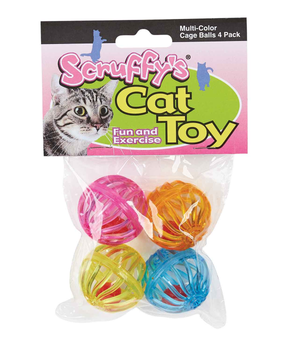 SFY Multi-Color Cage Balls 4Pk