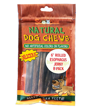 SCP Rolled Esophagus Jerky 6in 8pk