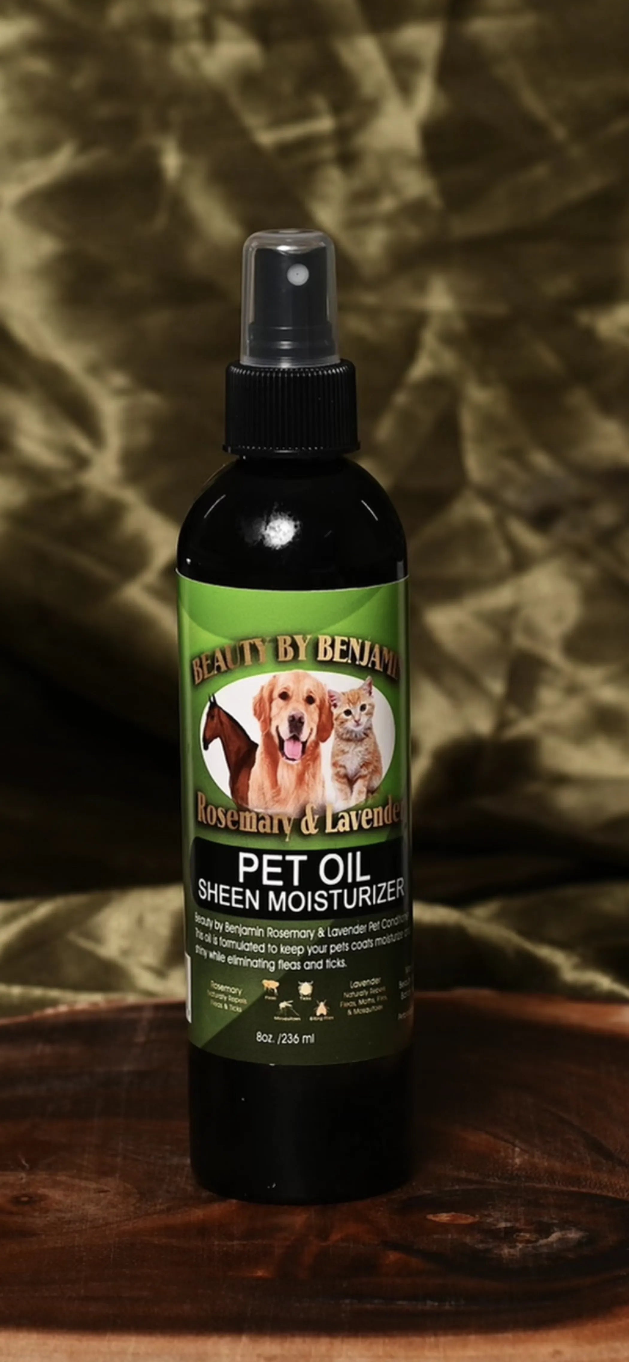 Rosemary and Lavender Pet Sheen Oil Moisturizer