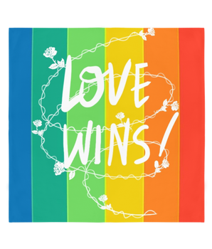 Love Wins Sublimation Bandana