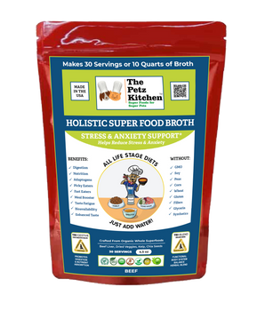 Super Food Broth Stress & Anxiety Support* The Petz Kitchen Dogs & Cats