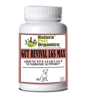 Gut Revival Lgs Max Capsules - Adjunctive Leaky Gut Syndrome Support* For Dogs And Cats