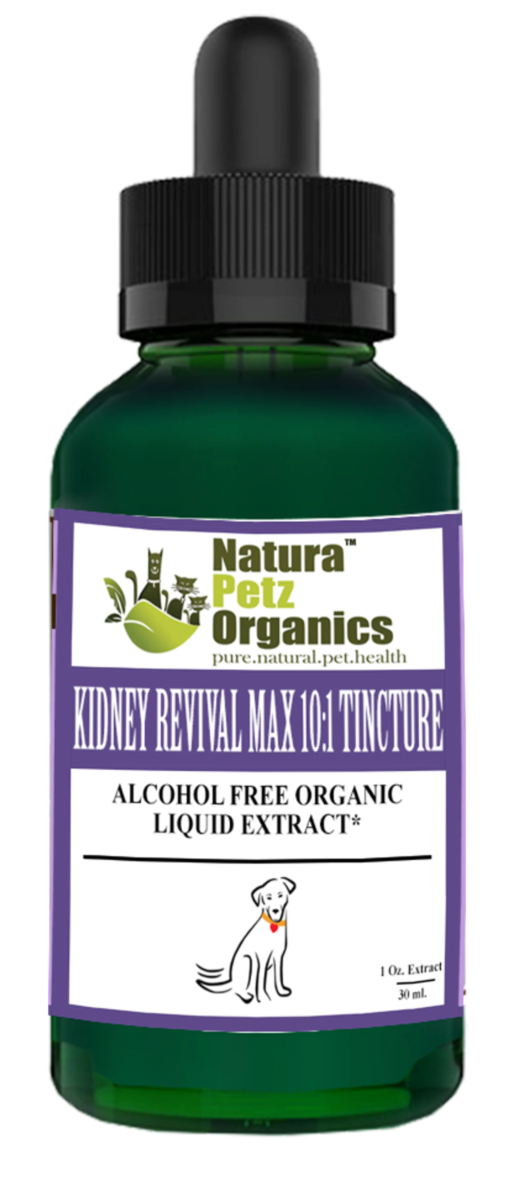 Kidney Revival Max - Master Blend Kidney Cleanse & Support* Tincture Adult & Senior Dogs
