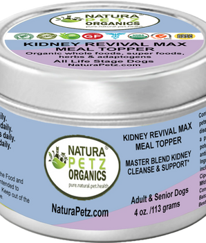 Kidney Revival Max Meal Topper* Master Blend Kidney Cleanse & Support* Adult And Senior Dogs & Cats*